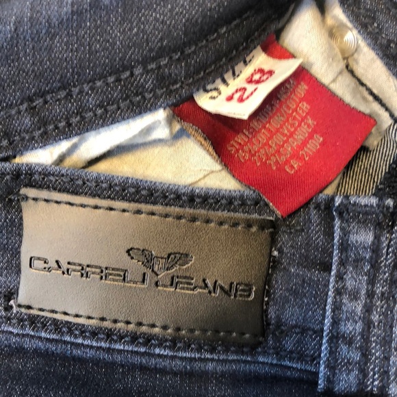 Carreli Dark Wash High Rise Straight Leg Jeans Size 28 - Picture 6 of 11